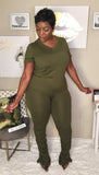 Everyday Ruched Set Olive