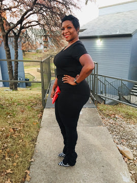 Everyday Ruched Set Black