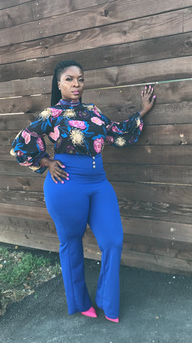 Flare Game High-Waisted Pants