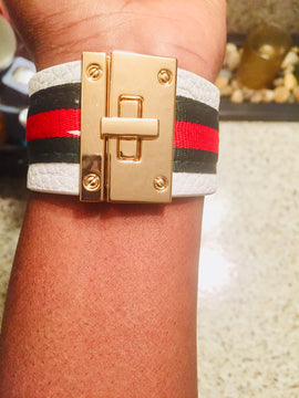 G Stripe Cuff Bracelet