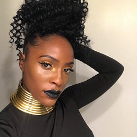 Egyptian Gold Choker Necklace