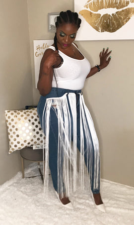 Gotta Have These Fringe Jeans