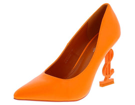 "Kash Doll" Orange Heels.